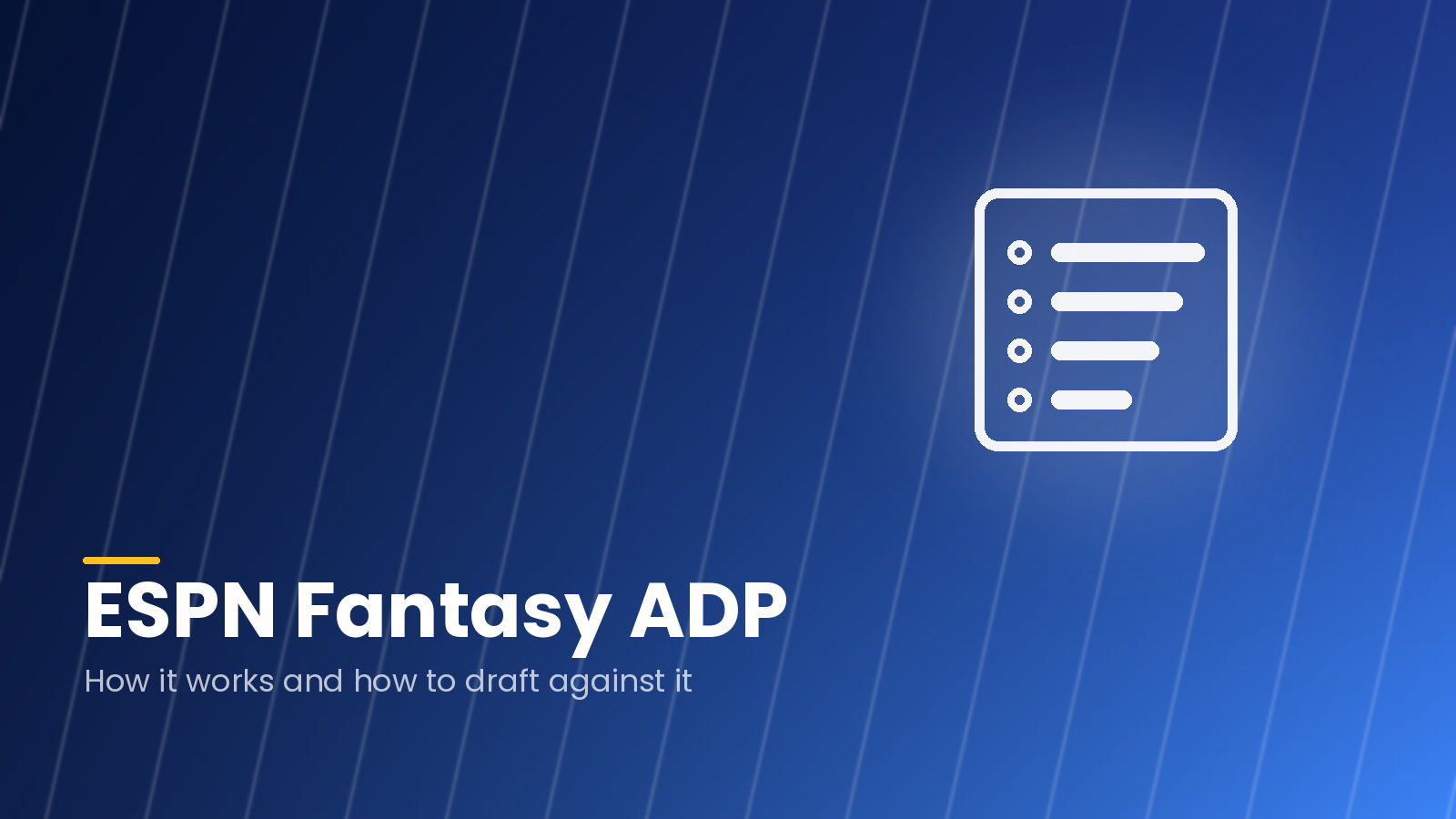 ESPN Fantasy Football ADP: How It Works and How to Draft Against It