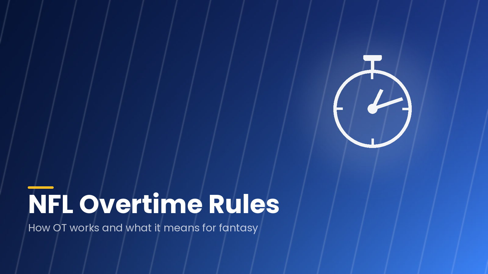 NFL Overtime Rules and Fantasy Football: What Counts in OT